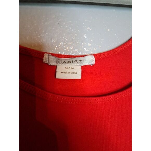 Ariat Women's Red Tank Top Size Medium - Picture 3 of 3